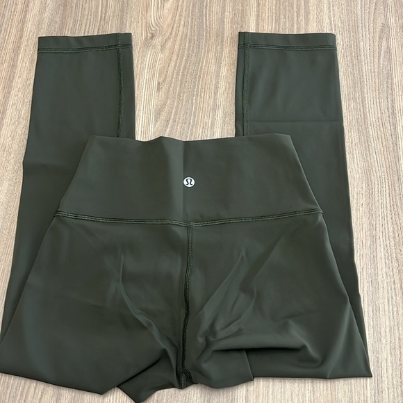 Lululemon Align Crop 20” Olive Green - Picture 3 of 6
